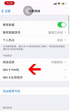 邵东苹果14维修网分享如何给iPhone14的SIM卡设置密码 