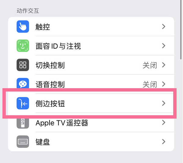 邵东苹果14维修店分享iPhone14 Plus侧键双击下载功能关闭方法 